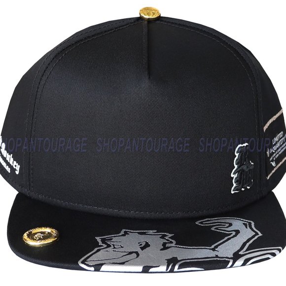 Red Monkey Rising Flat Visor Limited Unisex Trucker Hat Cap RM1414 | 2 Colors - Picture 3 of 15